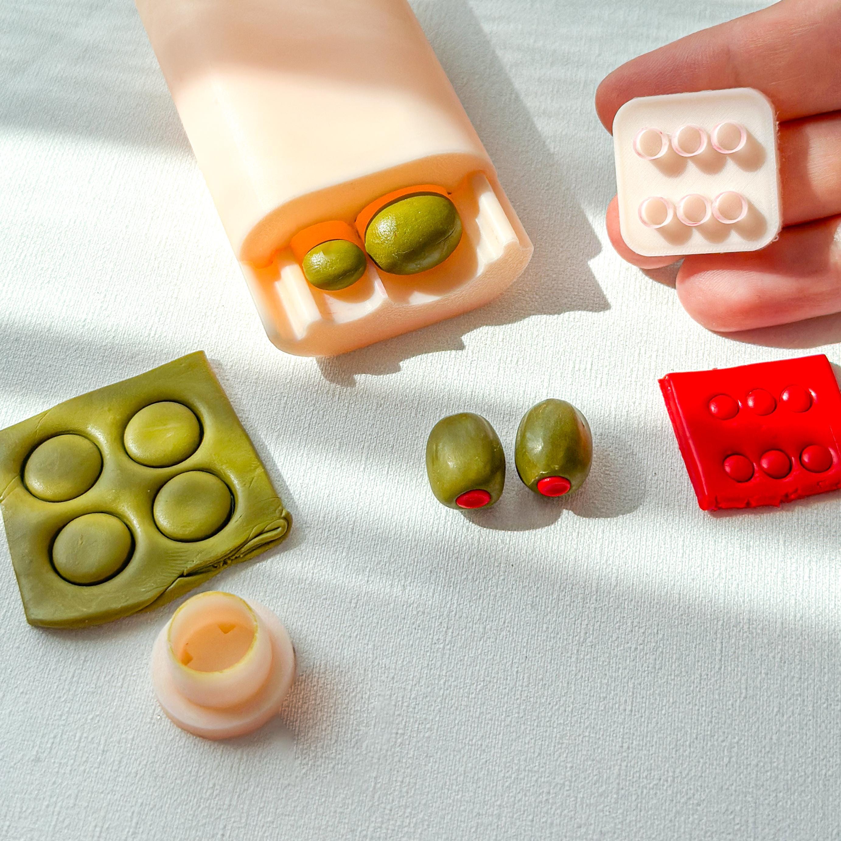 Martini Olive Builder Set – Polymer Clay Bead Roller