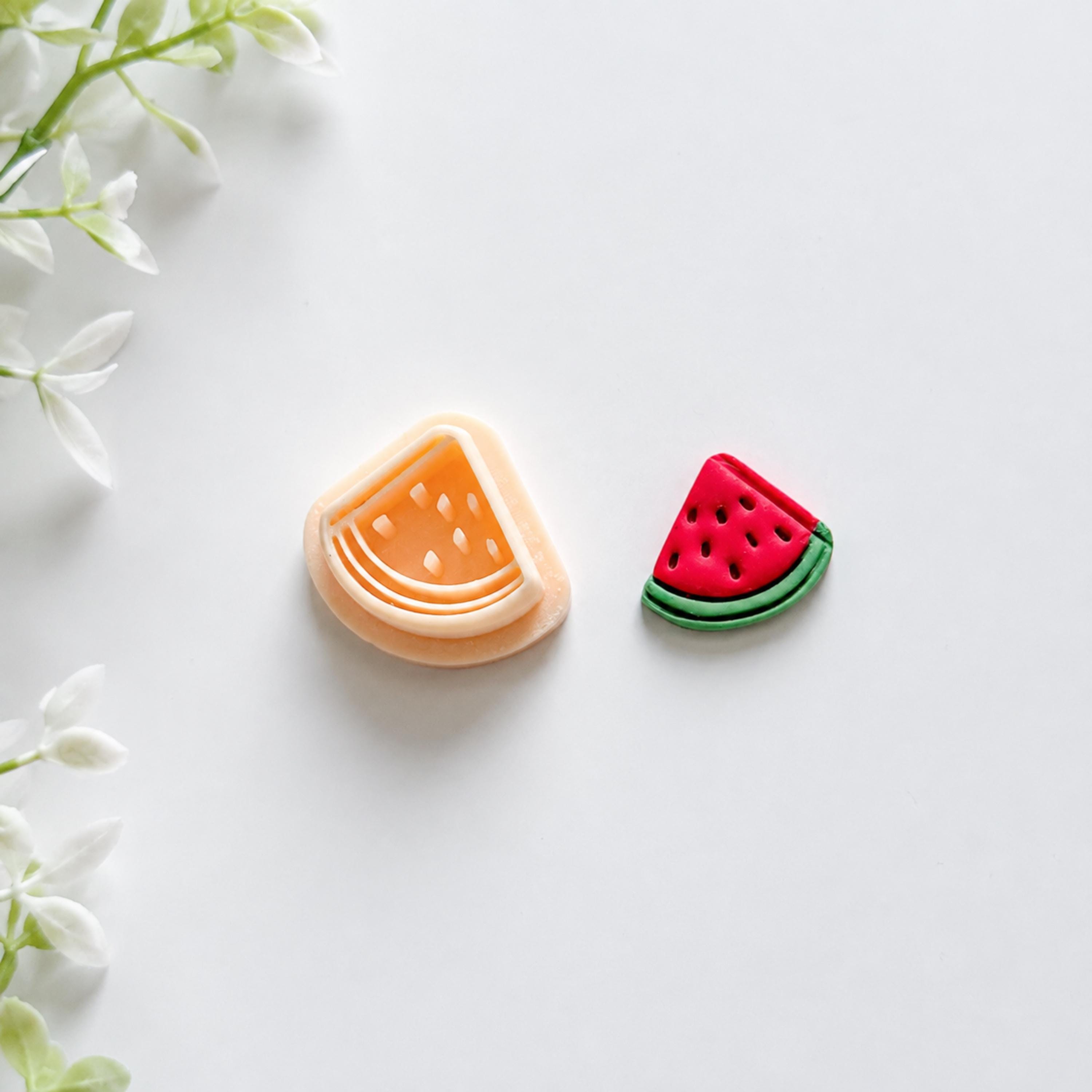 Watermelon Polymer Clay Food Cutter