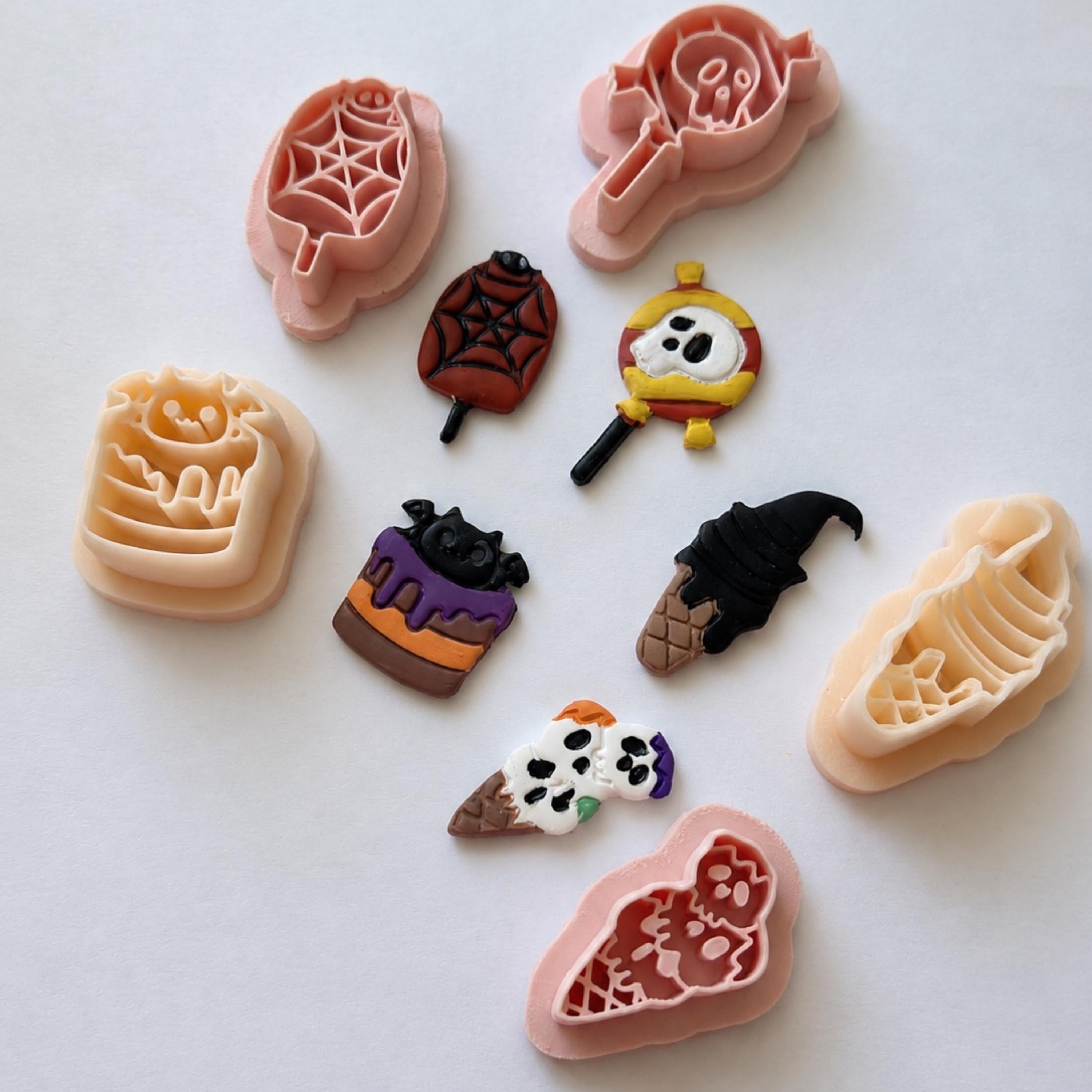Bat Cake Polymer Clay Cutter | Halloween Earring Cutter