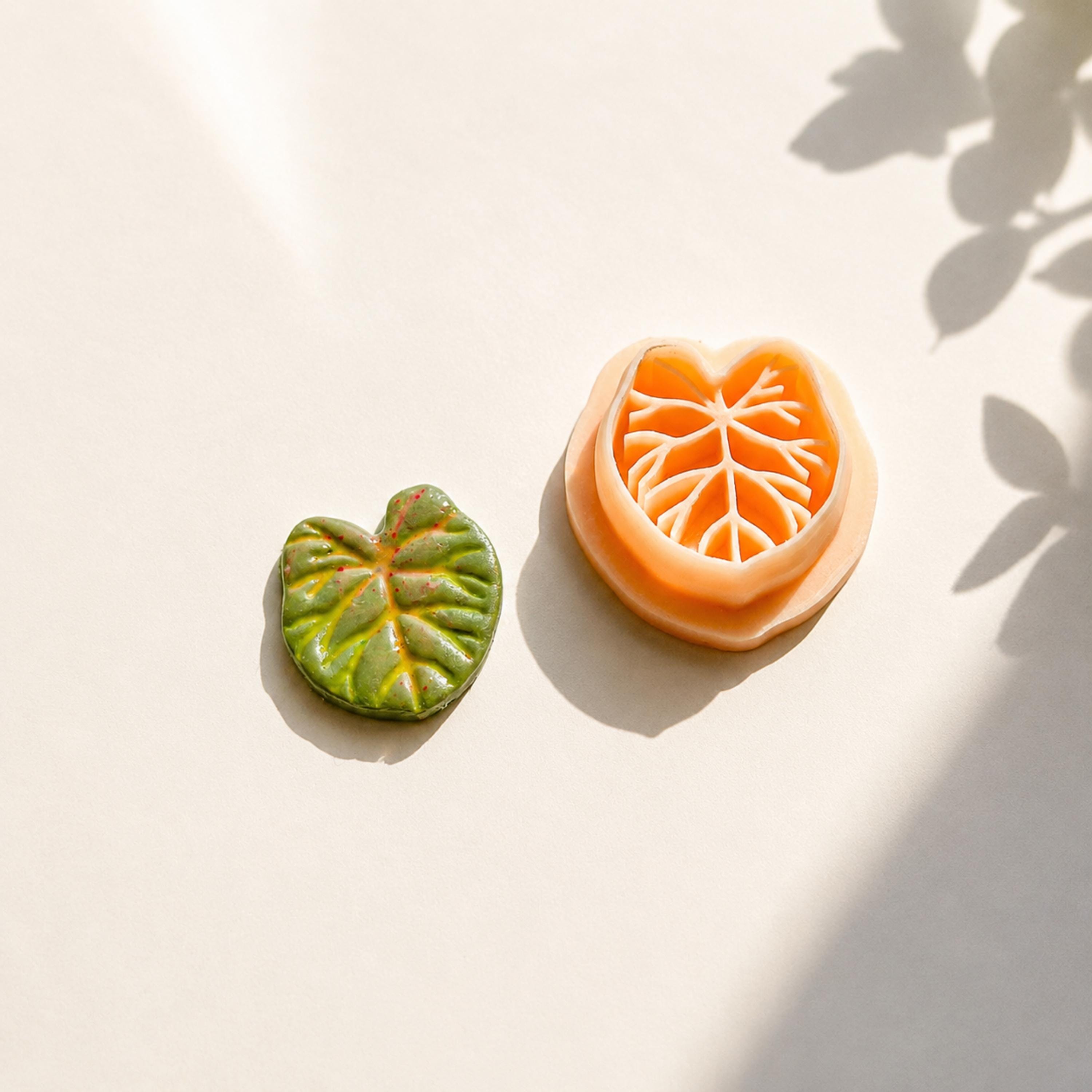 Colocasia Leaf Polymer Clay Cutter